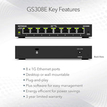 Buy Netgear,NETGEAR 8-Port Gigabit Ethernet Plus Switch (GS308E), Desktop/Wall Mount, Home/Office Network Hub, Silent Operation - Gadcet UK | UK | London | Scotland | Wales| Near Me | Cheap | Pay In 3 | Smart Switches