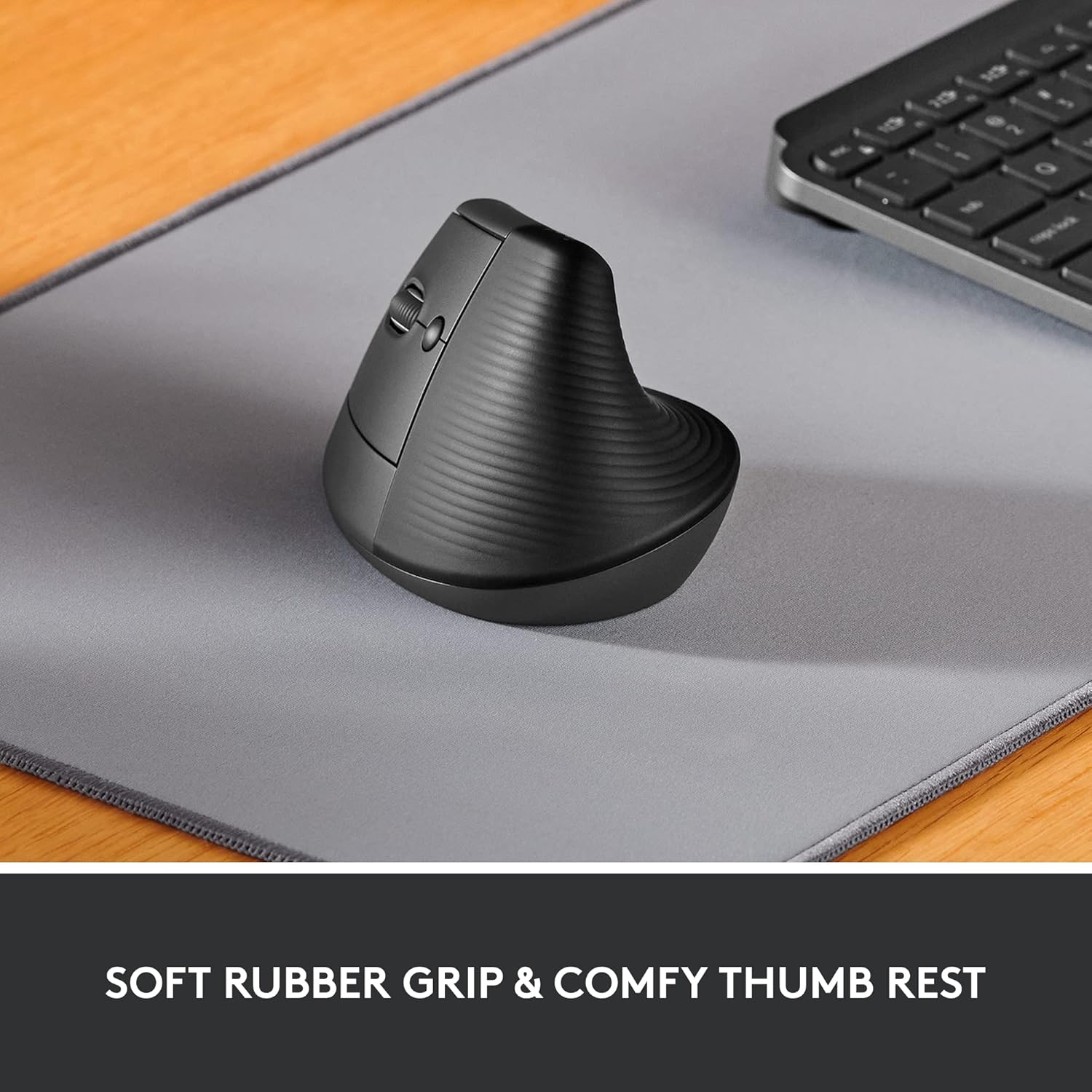 Buy Logitech,Logitech Lift Left Vertical Ergonomic Mouse – Graphite - Gadcet UK | UK | London | Scotland | Wales| Near Me | Cheap | Pay In 3 | Mice & Trackballs