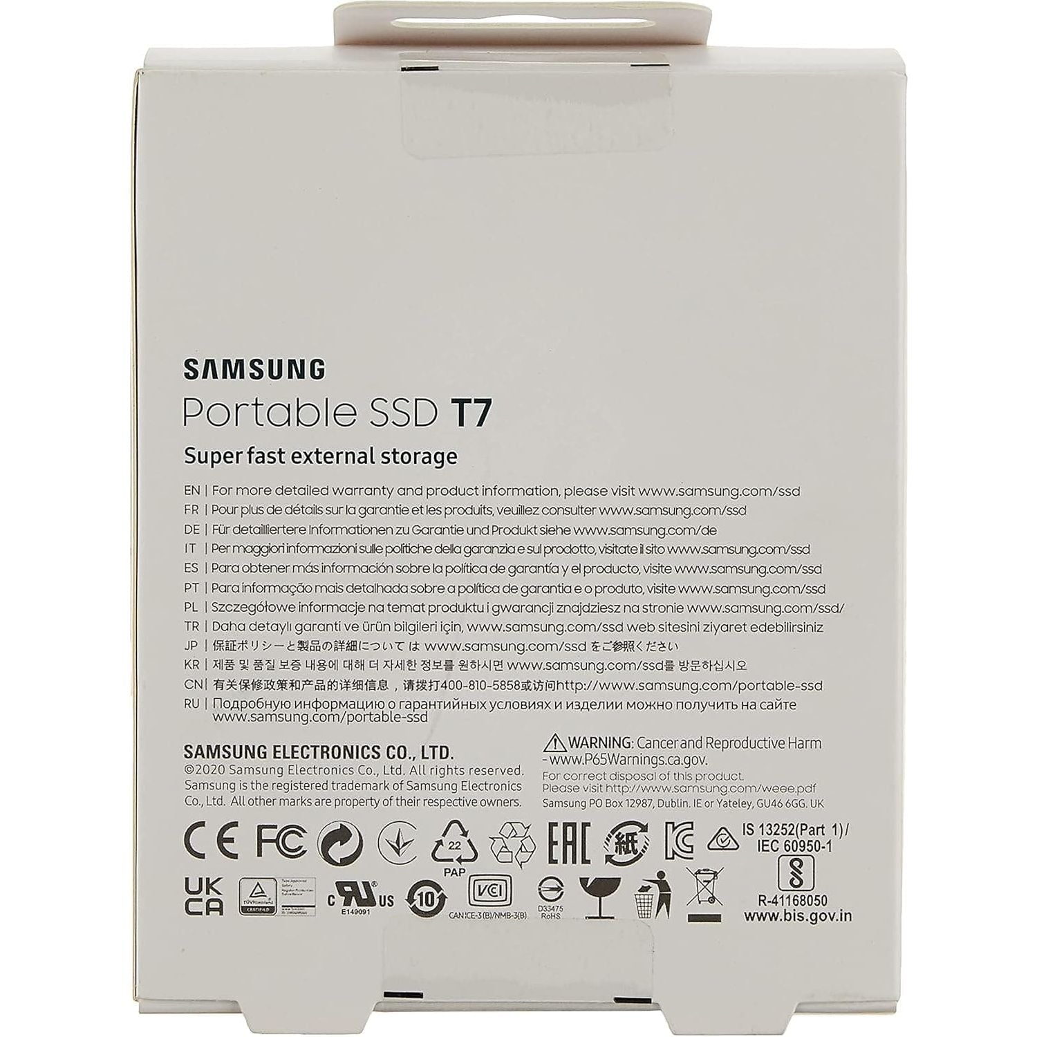 Buy Samsung,Samsung T7 500GB Portable External SSD - Titan Grey - Gadcet UK | UK | London | Scotland | Wales| Near Me | Cheap | Pay In 3 | Hard Drives