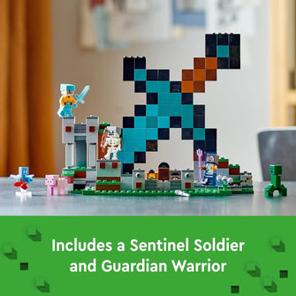 Buy LEGO,LEGO Minecraft The Sword Outpost Building Toy with Creeper, Soldier, Pig and Skeleton Figures, Gift for Boys and Girls Aged 8 Plus Years Old 21244 - Gadcet UK | UK | London | Scotland | Wales| Near Me | Cheap | Pay In 3 | Toys & Games