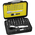 Buy STANLEY,Stanley Ratchet 1-13-904 Set Of 32 Pc. 1/4 In Drive Bits (25mm) & Mag Bit Holder - Gadcet UK | UK | London | Scotland | Wales| Near Me | Cheap | Pay In 3 | Power, Garden & Hand Tools