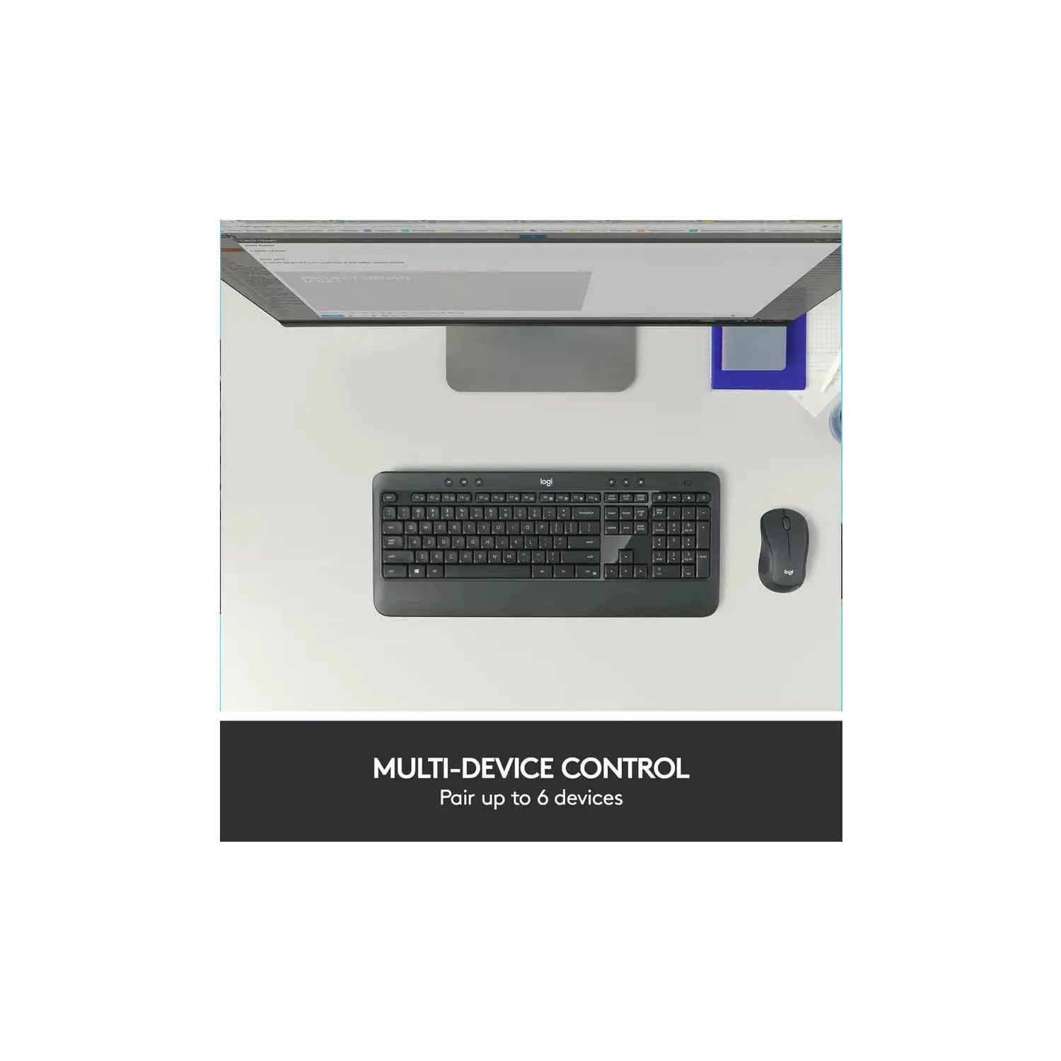 Buy Logitech,Logitech MK540 Advanced Wireless Keyboard and Mouse Combo 3-Year Battery Life, for PC, Laptop, QWERTY UK English Layout - Black - Gadcet UK | UK | London | Scotland | Wales| Ireland | Near Me | Cheap | Pay In 3 | Keyboard & Mouse