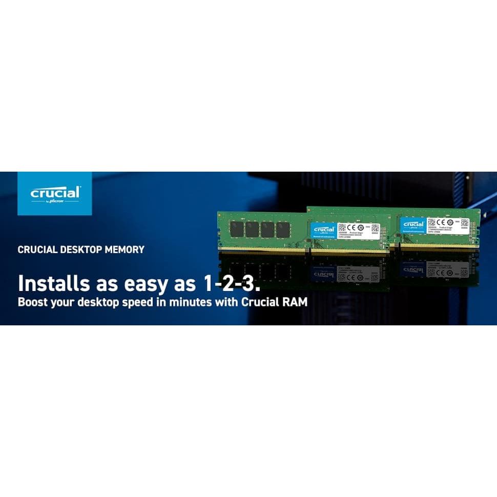 Buy Crucial,Crucial RAM 16GB Kit (2x8GB) DDR4 2400MHz CL17 Desktop Memory CT2K8G4DFS824A - Gadcet UK | UK | London | Scotland | Wales| Ireland | Near Me | Cheap | Pay In 3 | RAM