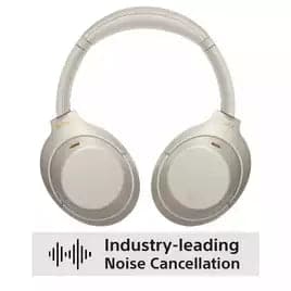 Buy Sony,Sony WH-1000XM4 Over-Ear Wireless NC Headphones - Silver - Gadcet.com | UK | London | Scotland | Wales| Ireland | Near Me | Cheap | Pay In 3 | Headphones