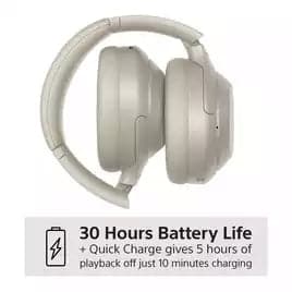 Buy Sony,Sony WH-1000XM4 Over-Ear Wireless NC Headphones - Silver - Gadcet.com | UK | London | Scotland | Wales| Ireland | Near Me | Cheap | Pay In 3 | Headphones