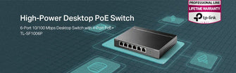 Buy TP-Link,TP-Link 6-Port TL-SF1006P Switch - Gadcet UK | UK | London | Scotland | Wales| Ireland | Near Me | Cheap | Pay In 3 | Network Cards & Adapters