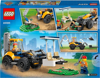 Buy LEGO,LEGO 60385 City Construction Digger, Excavator Toy Boys And Girls Aged 5 Plus Years Old, Vehicle Building Set, Birthday Gift Idea With Minifigures - Gadcet UK | UK | London | Scotland | Wales| Ireland | Near Me | Cheap | Pay In 3 | Toys & Games