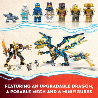 Buy LEGO,LEGO 71796 NINJAGO Elemental Dragon vs. The Empress Mech, Large Building Toy, Christmas Set, Gifts for Kids, Boys & Girls with Dragon, Action Figure and 6 Minifigures, Dragons Rising Series - Gadcet UK | UK | London | Scotland | Wales| Ireland | Near Me | Cheap | Pay In 3 | Toys & Games