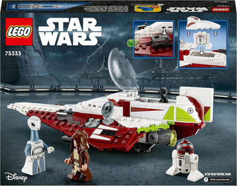Buy LEGO,LEGO Star Wars Obi-Wan Kenobi’s Jedi Starfighter Set, Buildable Toy for 7 Plus Year Old Boys and Girls, with Taun We Minifigure, Droid Figure and Lightsaber, Attack of the Clones Gift Idea 75333 - Gadcet UK | UK | London | Scotland | Wales| Near Me | Cheap | Pay In 3 | Toys & Games