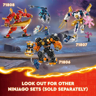 Buy LEGO,LEGO NINJAGO Cole’s Elemental Earth Mech, Action Figure Toy, Dragons Rising Building Set with Ninja Character Cole Minifigure, Gift for 7 Plus Year Old Boys, Girls & Kids - Gadcet UK | UK | London | Scotland | Wales| Near Me | Cheap | Pay In 3 | Action & Toy Figures