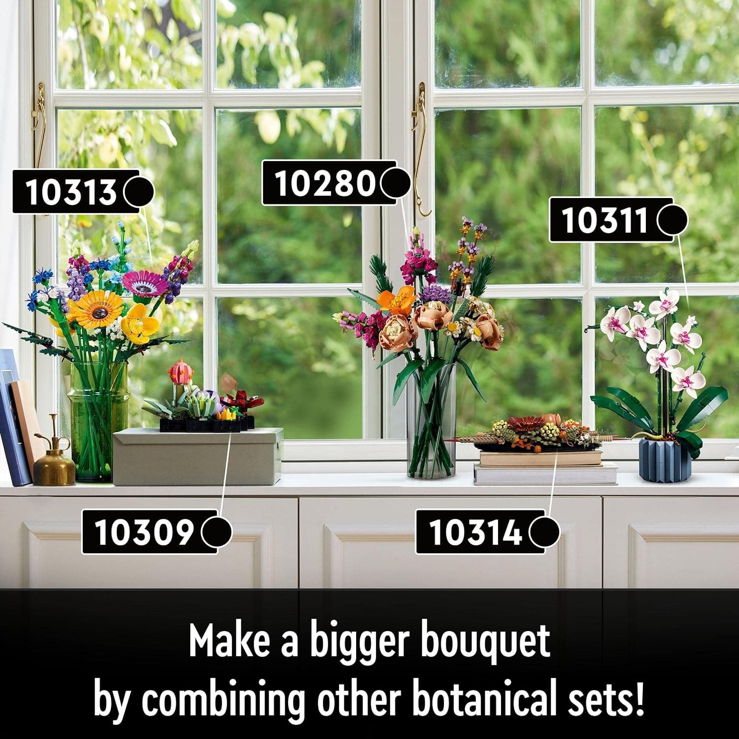 Buy LEGO,LEGO 10314 Icons Dried Flower Centrepiece, Botanical Collection Crafts Set for Adults, Artificial Flowers with Rose and Gerbera, Table or Wall Decoration, Unique Home Décor Gift for Wife or Husband - Gadcet UK | UK | London | Scotland | Wales| Ireland | Near Me | Cheap | Pay In 3 | Toys