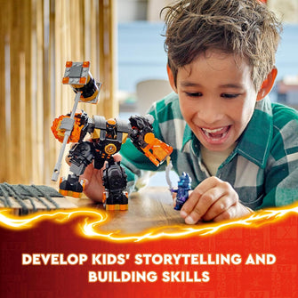 Buy LEGO,LEGO NINJAGO Cole’s Elemental Earth Mech, Action Figure Toy, Dragons Rising Building Set with Ninja Character Cole Minifigure, Gift for 7 Plus Year Old Boys, Girls & Kids - Gadcet UK | UK | London | Scotland | Wales| Near Me | Cheap | Pay In 3 | Action & Toy Figures
