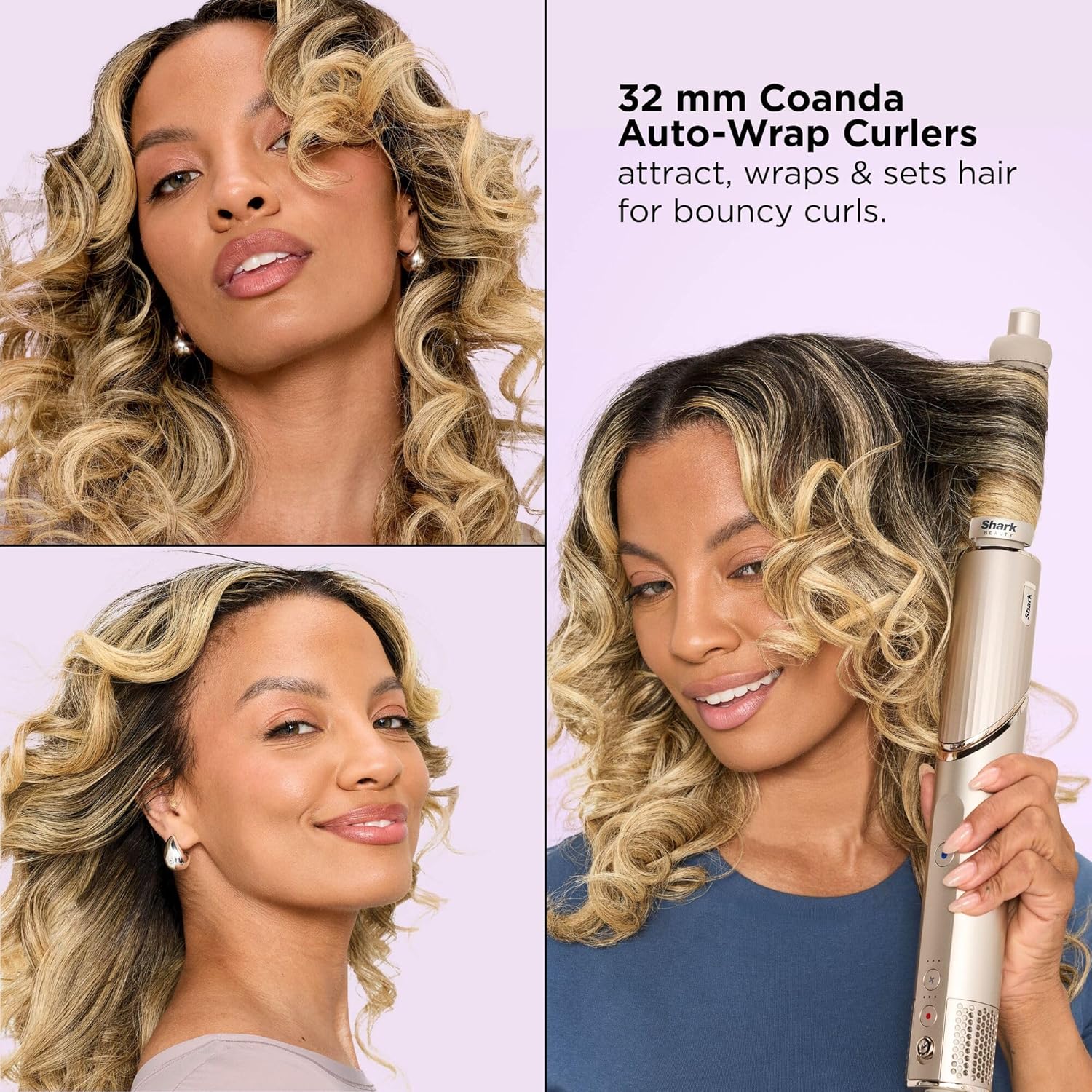 Shark FlexStyle Multistyler Air Styler & Hair Dryer with Auto-Wrap Curlers, Concentrator & Oval Brush