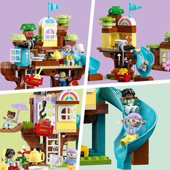 LEGO DUPLO 3in1 Tree House Set with Animal Figures - 6