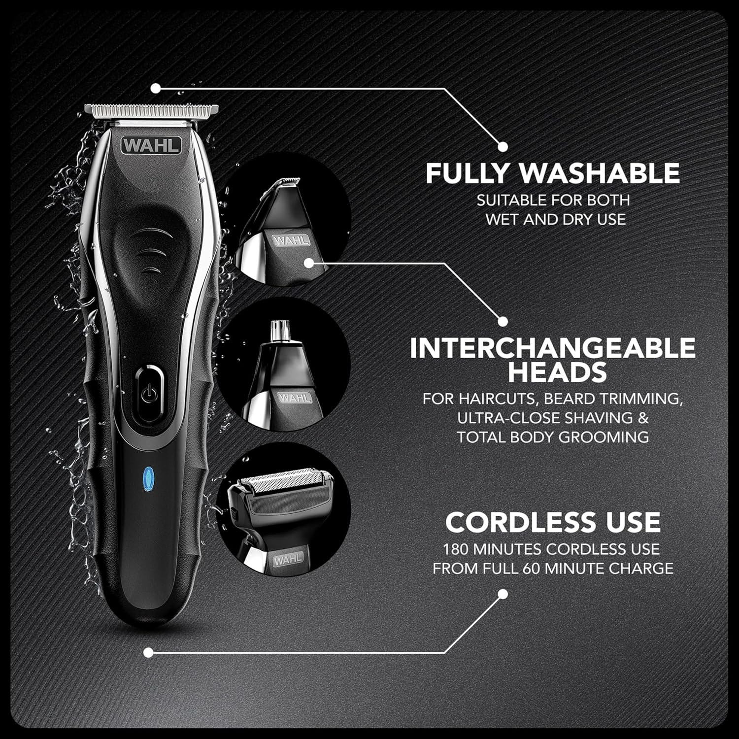 Buy Wahl,Wahl Aqua Blade 10-in-1 Multigroomer – Men's Beard, Stubble & Body Trimmer, Fully Washable - Gadcet UK | UK | London | Scotland | Wales| Near Me | Cheap | Pay In 3 | Hair Clippers & Trimmers