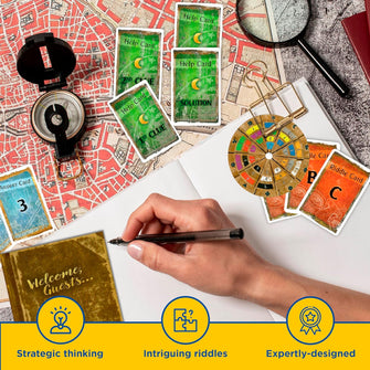 Buy KOSMOS,Thames & Kosmos EXIT: The Abandoned Cabin – Escape Room Game, Level 2.5/5, 1–4 Players, Ages 12+ (692681) - Gadcet UK | UK | London | Scotland | Wales| Near Me | Cheap | Pay In 3 | Toys & Games