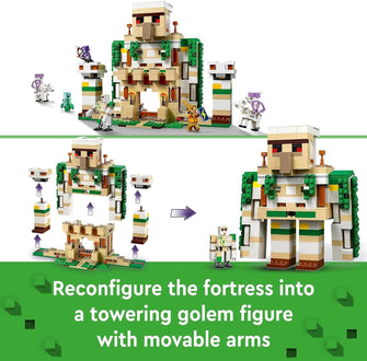 Buy LEGO,LEGO Minecraft The Iron Golem Fortress 2in1 Castle Set 21250 - Gadcet UK | UK | London | Scotland | Wales| Ireland | Near Me | Cheap | Pay In 3 | Toys & Games