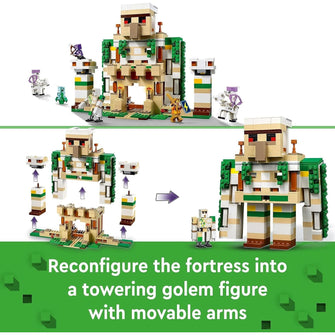 Buy Alann Trading Limited,LEGO Minecraft The Iron Golem Fortress, Buildable Castle Toy which Transforms into Large Figure, with 7 Characters includ. Crystal Knight, Skeleton Horsemen and a Charged Creeper 21250 - Gadcet UK | UK | London | Scotland | Wales| Near Me | Cheap | Pay In 3 | Toys & Games