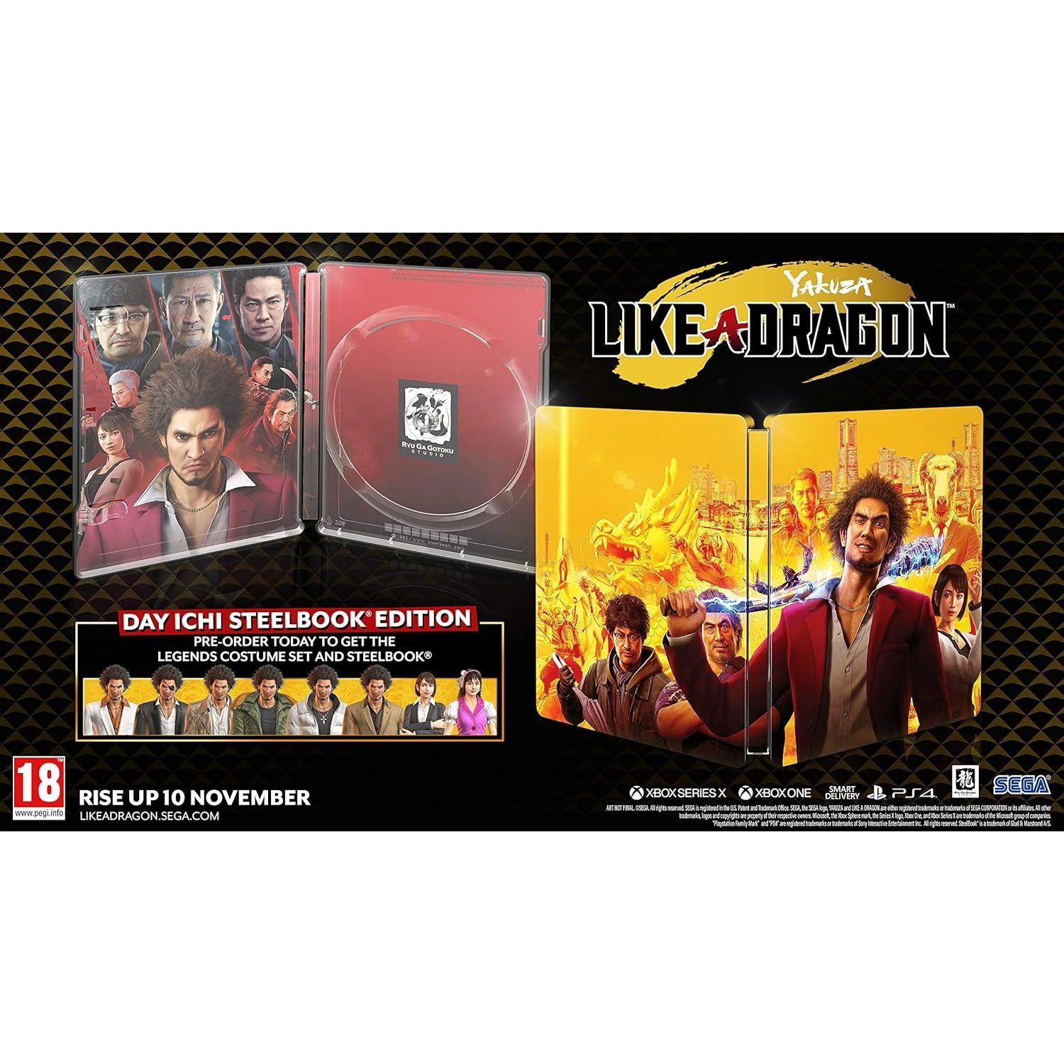 Buy XBOX,Yakuza: Like a Dragon Day Ichi Steelbook Edition Xbox One – Xbox Series X - Gadcet UK | UK | London | Scotland | Wales| Near Me | Cheap | Pay In 3 | Physical Video Games