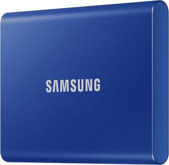 Buy Samsung,SAMSUNG T7 Portable SSD 500GB - Up to 1050MB/s - USB 3.2 External Solid State Drive, Blue - Gadcet UK | UK | London | Scotland | Wales| Ireland | Near Me | Cheap | Pay In 3 | External hard drives