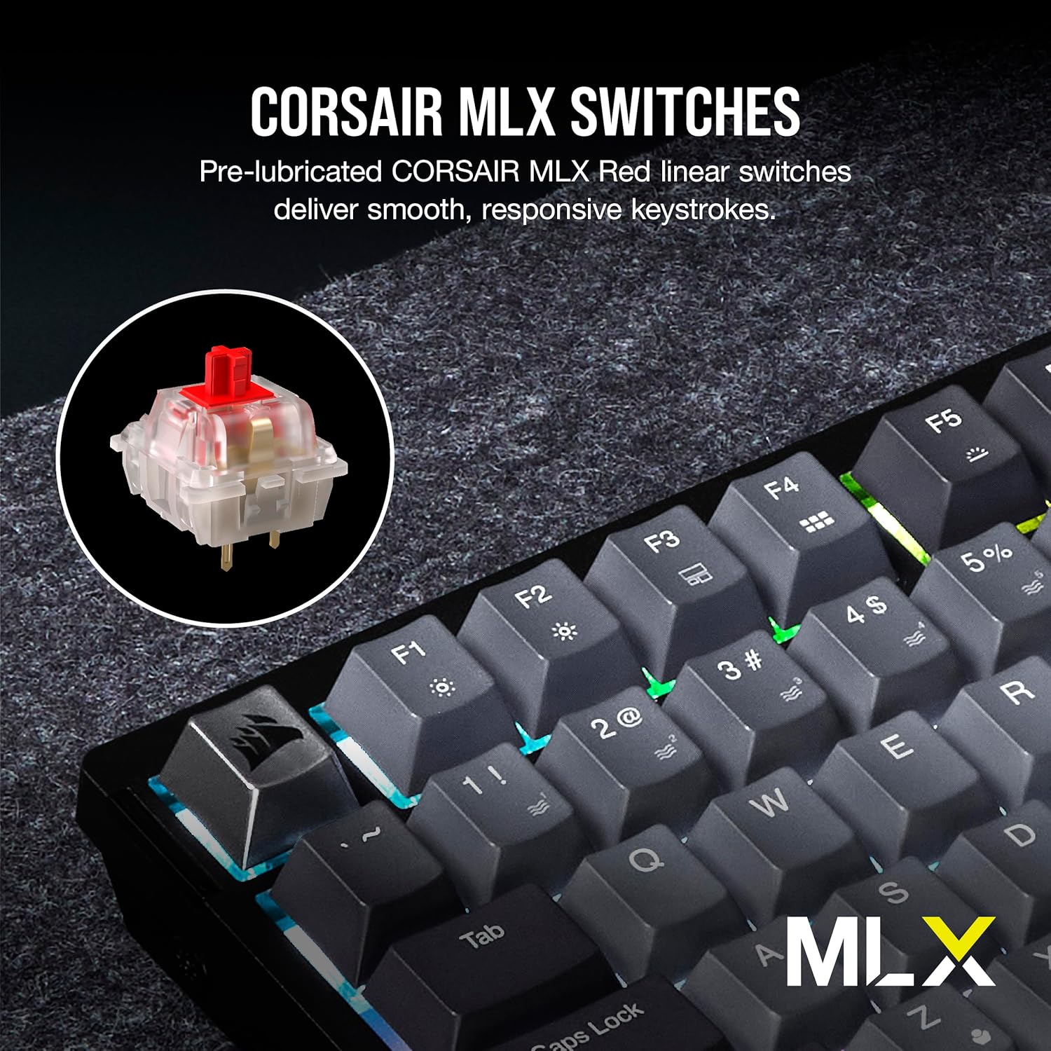 Buy CORSAIR,CORSAIR K65 PLUS Wireless 75% Mechanical Gaming Keyboard – RGB, Hot-Swappable MLX Red Switches, PBT Keycaps, UK Layout, Black - Gadcet UK | UK | London | Scotland | Wales| Near Me | Cheap | Pay In 3 | Keyboards