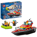 Buy LEGO,LEGO 60373 City Fire Rescue Boat Toy, Floats on Water, with Jetpack, Dinghy and 3 Minifigures, Everyday Hero Toys for Boys and Girls Aged 5+, Gift Idea - Gadcet UK | UK | London | Scotland | Wales| Near Me | Cheap | Pay In 3 | Toy Boats