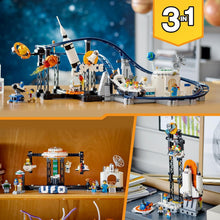Buy LEGO,LEGO 31142 Creator 3in1 Space Roller Coaster to Drop Tower or Merry-Go-Round Set, Fairgound Ride Models, Building Toy with Space Rocket, Planets and Light Up Bricks - Gadcet UK | UK | London | Scotland | Wales| Ireland | Near Me | Cheap | Pay In 3 | Toys & Games