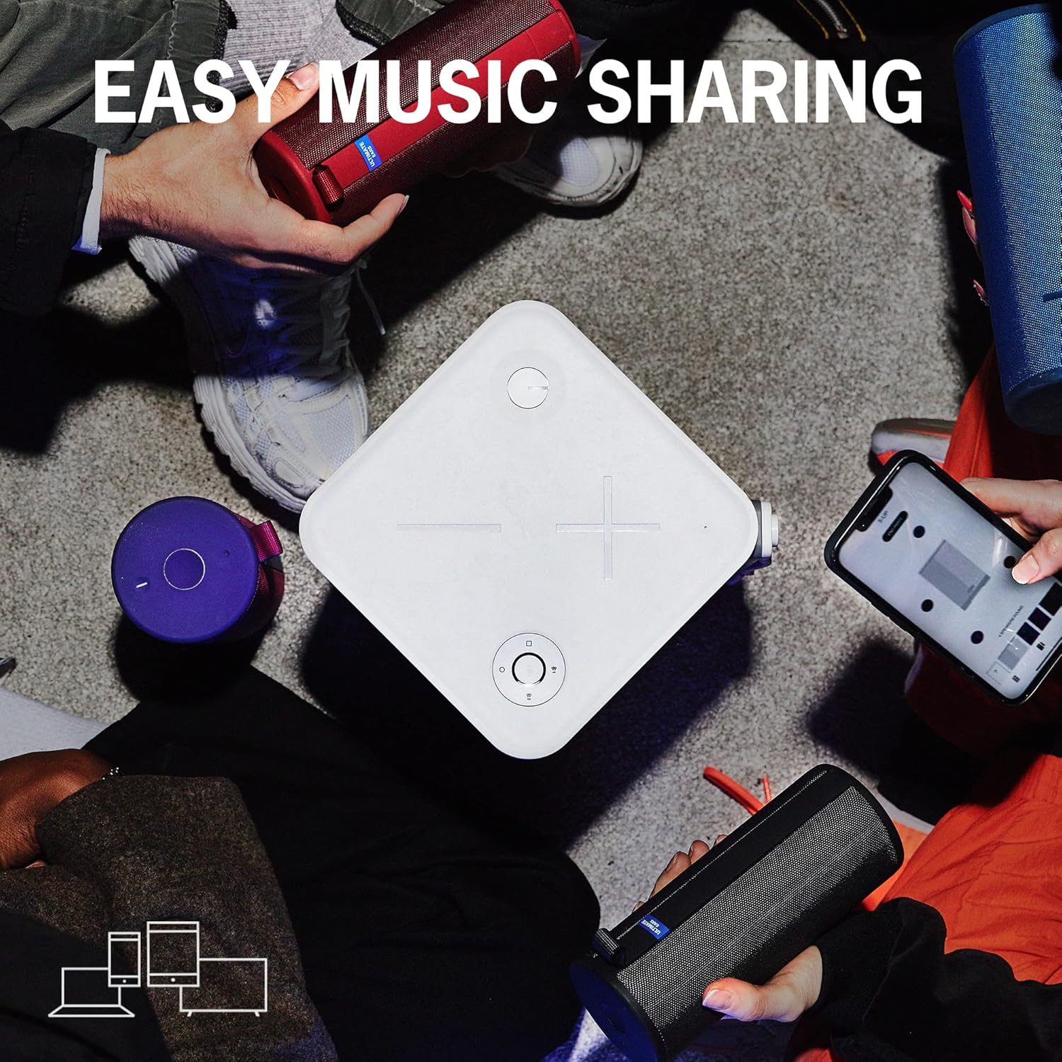 Buy Ultimate Ears,Ultimate Ears Hyperboom Portable Bluetooth Speaker – Loud Wireless Speaker with Big Bass, Water-Resistant (IPX4), 24-Hour Battery, 45m Range, White (Model: 984-001804) - Gadcet UK | UK | London | Scotland | Wales| Near Me | Cheap | Pay In 3 | Sound bar Speakers