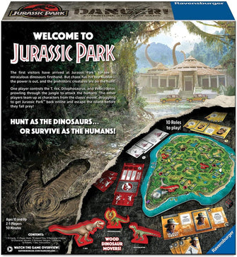 Buy Gadcet UK,Ravensburger Jurassic Park Danger! Adventure Strategy Board Game for Kids & Adults Age 10 Years Up - Family Games - 2 to 5 Players - Gadcet UK | UK | London | Scotland | Wales| Ireland | Near Me | Cheap | Pay In 3 | Games and Toys