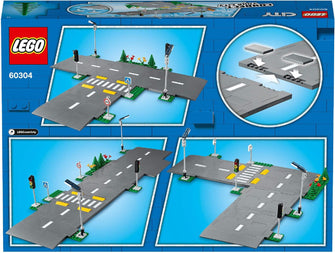 Buy Lego,LEGO City Road Plates (60304) – Building Set with Traffic Lights, Trees & Glow-in-the-Dark Bricks – Gift for Kids Aged 5+ - Gadcet UK | UK | London | Scotland | Wales| Near Me | Cheap | Pay In 3 | Toys & Games