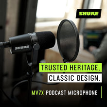 Buy Shure,Shure MV7X XLR Podcast Microphone - Dynamic, Voice-Isolating, Metal Construction, Optimized Frequency, Stand Compatible - Black - Gadcet UK | UK | London | Scotland | Wales| Near Me | Cheap | Pay In 3 | Microphones