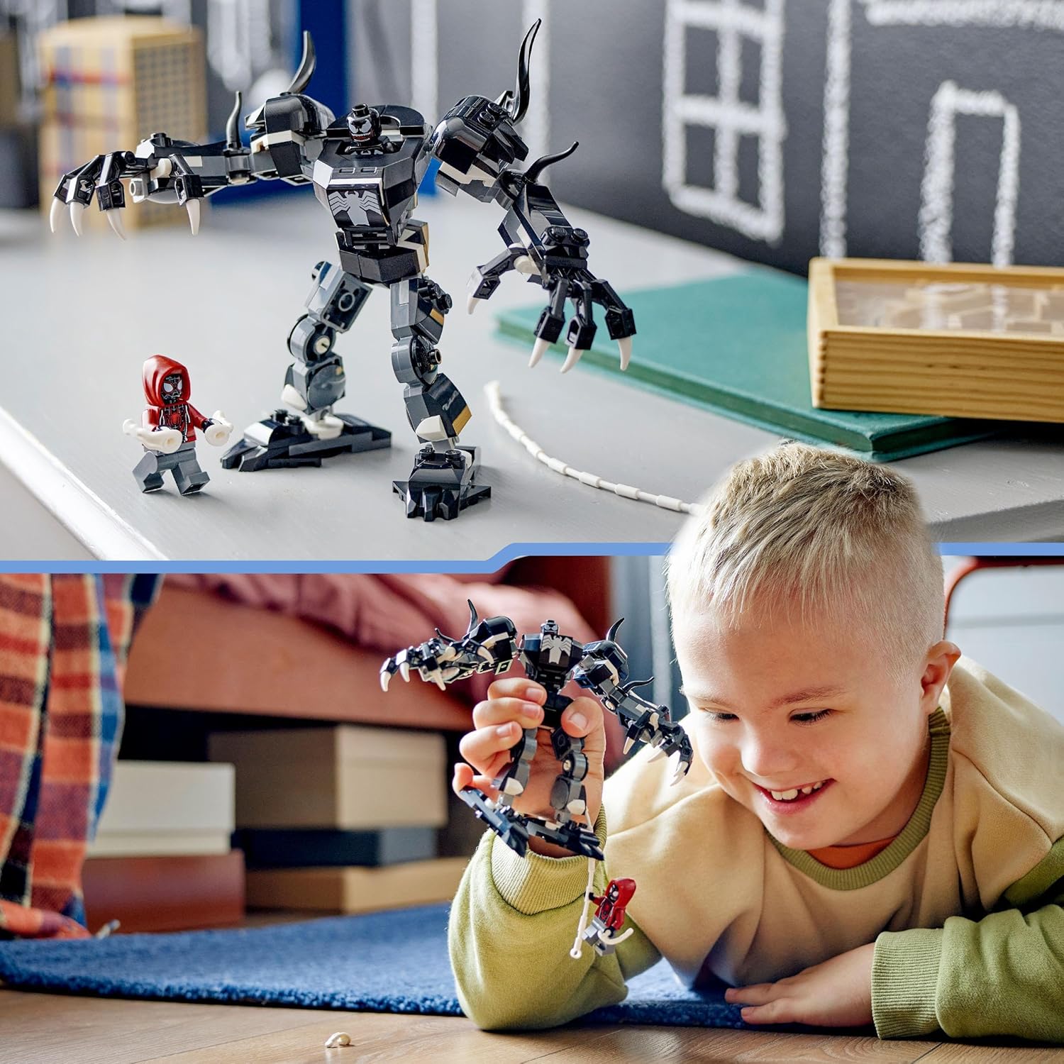 Buy LEGO,LEGO Marvel Venom Mech Armour vs. Miles Morales, Posable Spider-Man Toy Action Figure for Kids, Spidey Building Set with Minifigures, Super Hero Gifts for Boys and Girls - Gadcet UK | UK | London | Scotland | Wales| Near Me | Cheap | Pay In 3 | Action Figures