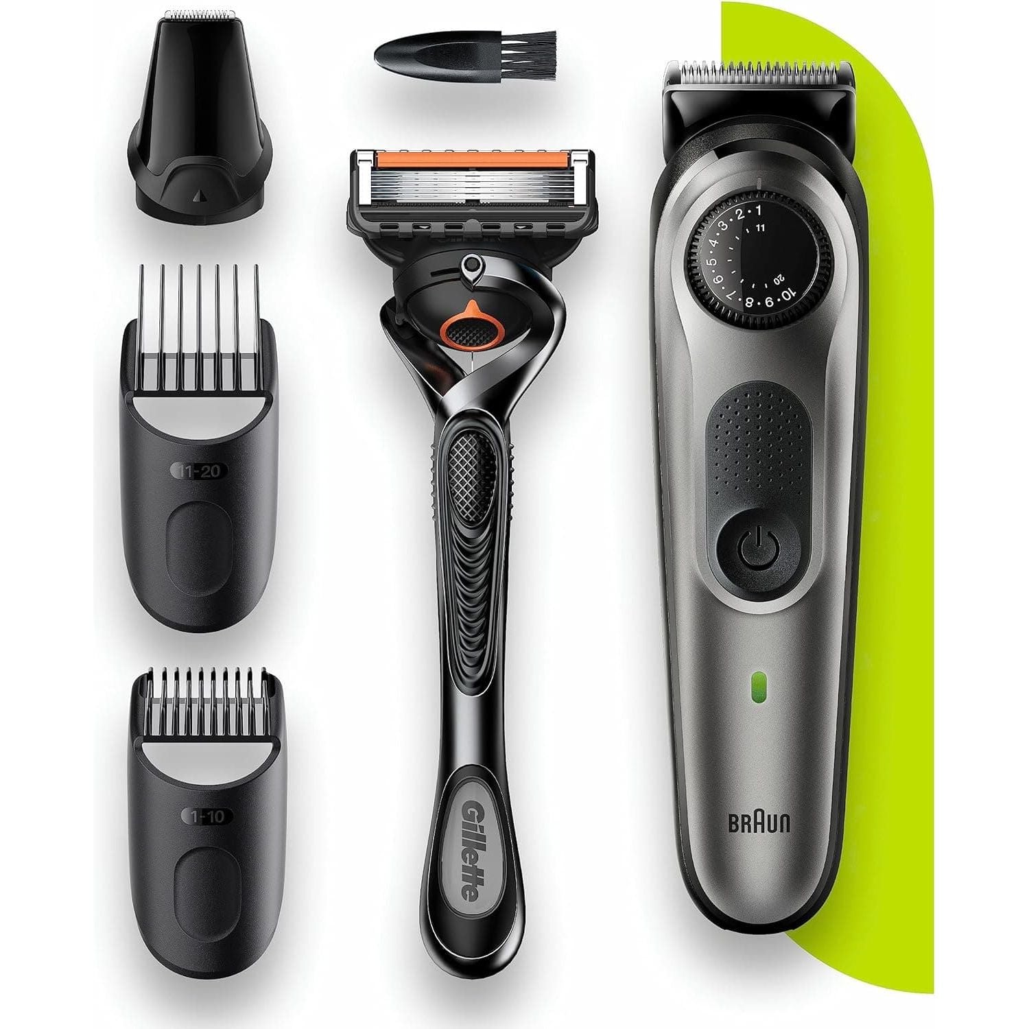 Buy Braun,Braun Men's Beard Trimmer Series 5 & Hair Clippers with Gillette Fusion5 ProGlide Razor, 39 Length Settings, UK 2 Pin Plug, BT5260, Black/Silver - Gadcet UK | UK | London | Scotland | Wales| Near Me | Cheap | Pay In 3 | Shaver & Trimmer