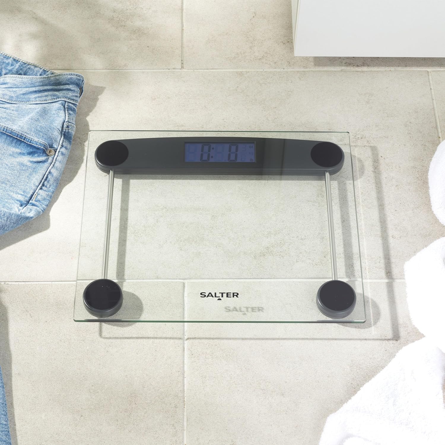 Buy Salter,Salter Compact Digital Bathroom Scales – Black | Toughened Glass, Step-On, Non-Slip, Easy Read Display - Gadcet UK | UK | London | Scotland | Wales| Near Me | Cheap | Pay In 3 | Smart Scale