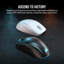 Corsair M75 Wireless Lightweight RGB Gaming Mouse – 89g Ambidextrous Mouse with MARKSMAN 26K Sensor, SLIPSTREAM Wireless & iCUE