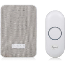 Buy Byron,Byron DBY-22322UK Wireless Plug in Doorbell Set, 150 m Range, 16 Melodies, Visual Alert System, White & Grey mesh - Gadcet UK | UK | London | Scotland | Wales| Near Me | Cheap | Pay In 3 | Security System Sensors