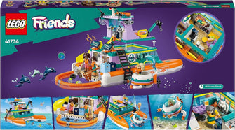 Buy LEGO,LEGO 41734 Friends Sea Rescue Boat Toy Playset with Dolphin Animal Figures and Submarine, Eco Educational Christmas Set, Animal Care Gifts for 7 Plus Year Old Kids, Girls & Boys - Gadcet UK | UK | London | Scotland | Wales| Ireland | Near Me | Cheap | Pay In 3 | Toys