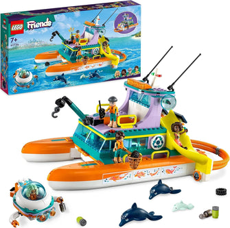 Buy LEGO,LEGO 41734 Friends Sea Rescue Boat Toy Playset with Dolphin Animal Figures and Submarine, Eco Educational Christmas Set, Animal Care Gifts for 7 Plus Year Old Kids, Girls & Boys - Gadcet UK | UK | London | Scotland | Wales| Ireland | Near Me | Cheap | Pay In 3 | Toys