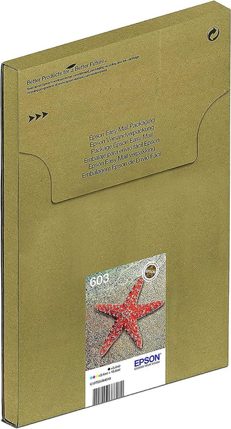 Buy ‎EPSON,Epson 603 Starfish Genuine Multipack, Eco-Friendly Packaging, 4-Colours Ink Cartridges - Gadcet UK | UK | London | Scotland | Wales| Ireland | Near Me | Cheap | Pay In 3 | Toner & Inkjet Cartridges