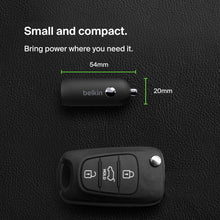 Buy Belkin,Belkin BoostCharge 30W USB-C Fast Car Charger – Compact Design with USB-C to USB-C Cable – Universal for iPhone 16/15, Galaxy S23, Note & More – Black - Gadcet UK | UK | London | Scotland | Wales| Near Me | Cheap | Pay In 3 | Power Adapters & Chargers
