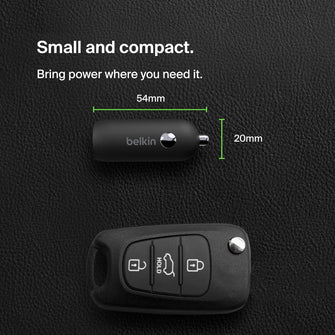 Buy Belkin,Belkin BoostCharge 30W USB-C Fast Car Charger – Compact Design with USB-C to USB-C Cable – Universal for iPhone 16/15, Galaxy S23, Note & More – Black - Gadcet UK | UK | London | Scotland | Wales| Near Me | Cheap | Pay In 3 | Power Adapters & Chargers