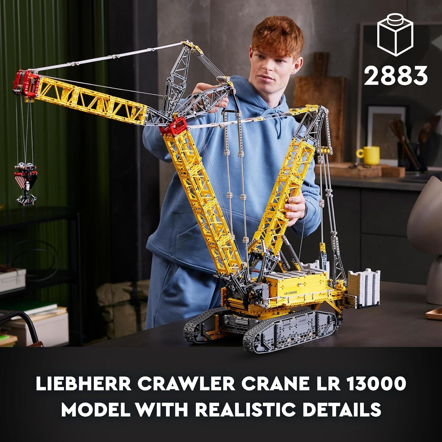 Buy LEGO,LEGO Technic Liebherr Crawler Crane LR 13000 Model Set 42146 - Gadcet UK | UK | London | Scotland | Wales| Ireland | Near Me | Cheap | Pay In 3 | Toys & Games