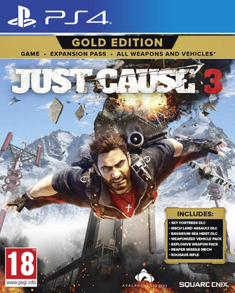 Buy PS4,Just Cause 3 Gold Edition (PS4) - Gadcet UK | UK | London | Scotland | Wales| Ireland | Near Me | Cheap | Pay In 3 | Video Game Software