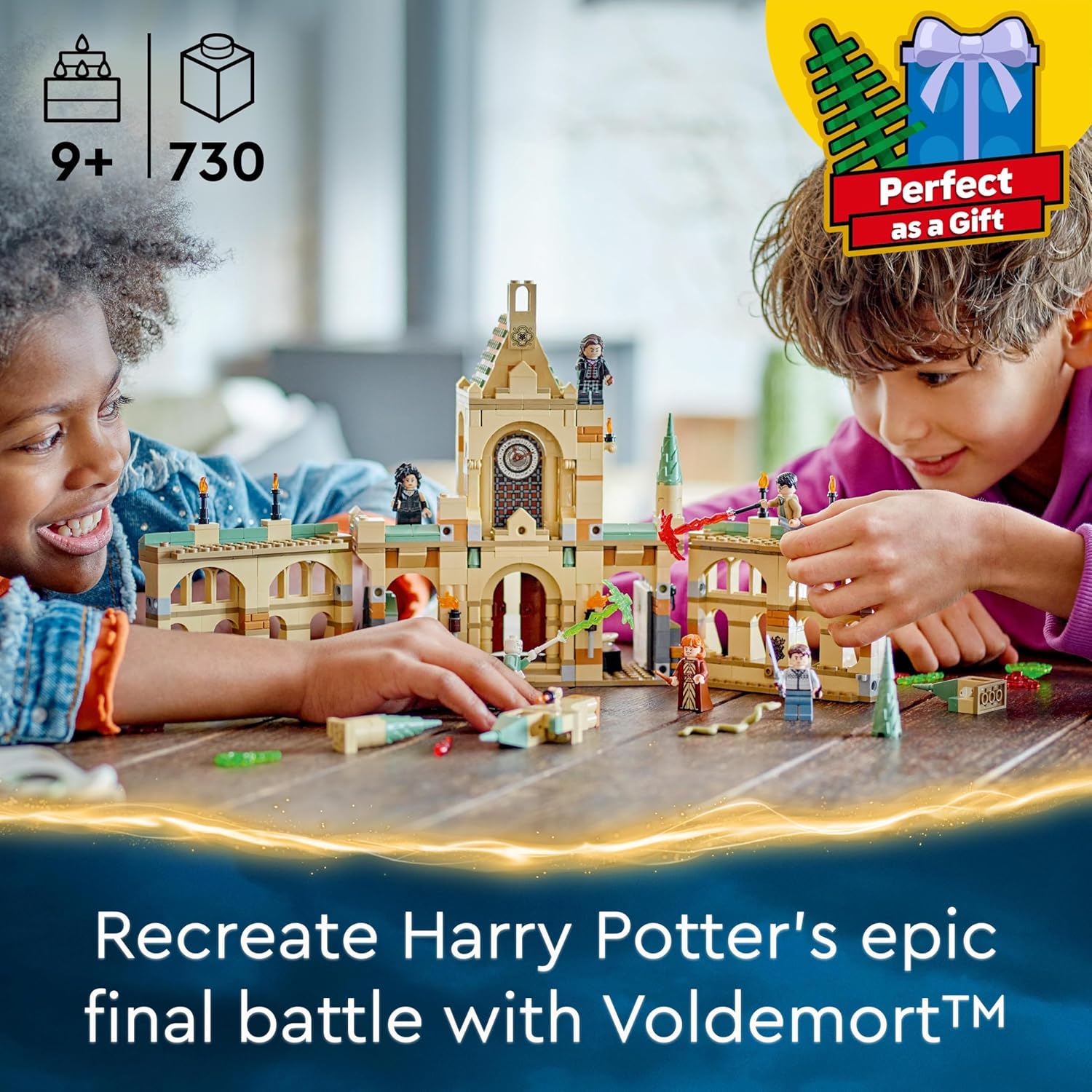 Buy LEGO,LEGO Harry Potter The Battle of Hogwarts (76415) – Castle Toy Set with Molly Weasley, Bellatrix Lestrange, Voldemort Minifigures & Sword of Gryffindor, Gift for Kids - Gadcet UK | UK | London | Scotland | Wales| Near Me | Cheap | Pay In 3 | Interlocking Blocks