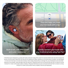 Google Pixel Buds 2a - Wireless Earbuds with Active Noise Cancellation - Lightweight, Comfortable Fit - Water Resistant - Bluetooth Compatible - Iris