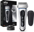 Braun Series 8 Electric Shaver for Men – 8350s, Silver (with Precision Trimmer, Charging Stand & Travel Case)