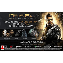 Buy Xbox One,Deus Ex: Mankind Divided Day One Edition (Xbox One) - Gadcet UK | UK | London | Scotland | Wales| Ireland | Near Me | Cheap | Pay In 3 | Video Game Software