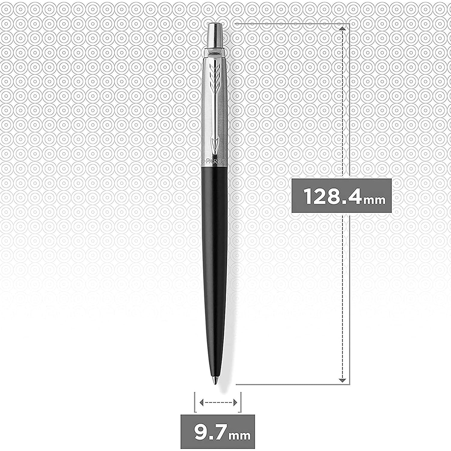 Buy Parker,Parker Jotter Ballpoint Pen: Bond Street Black with Chrome Trim | Medium Blue Ink - Gadcet UK | UK | London | Scotland | Wales| Near Me | Cheap | Pay In 3 | Ballpoint Pens