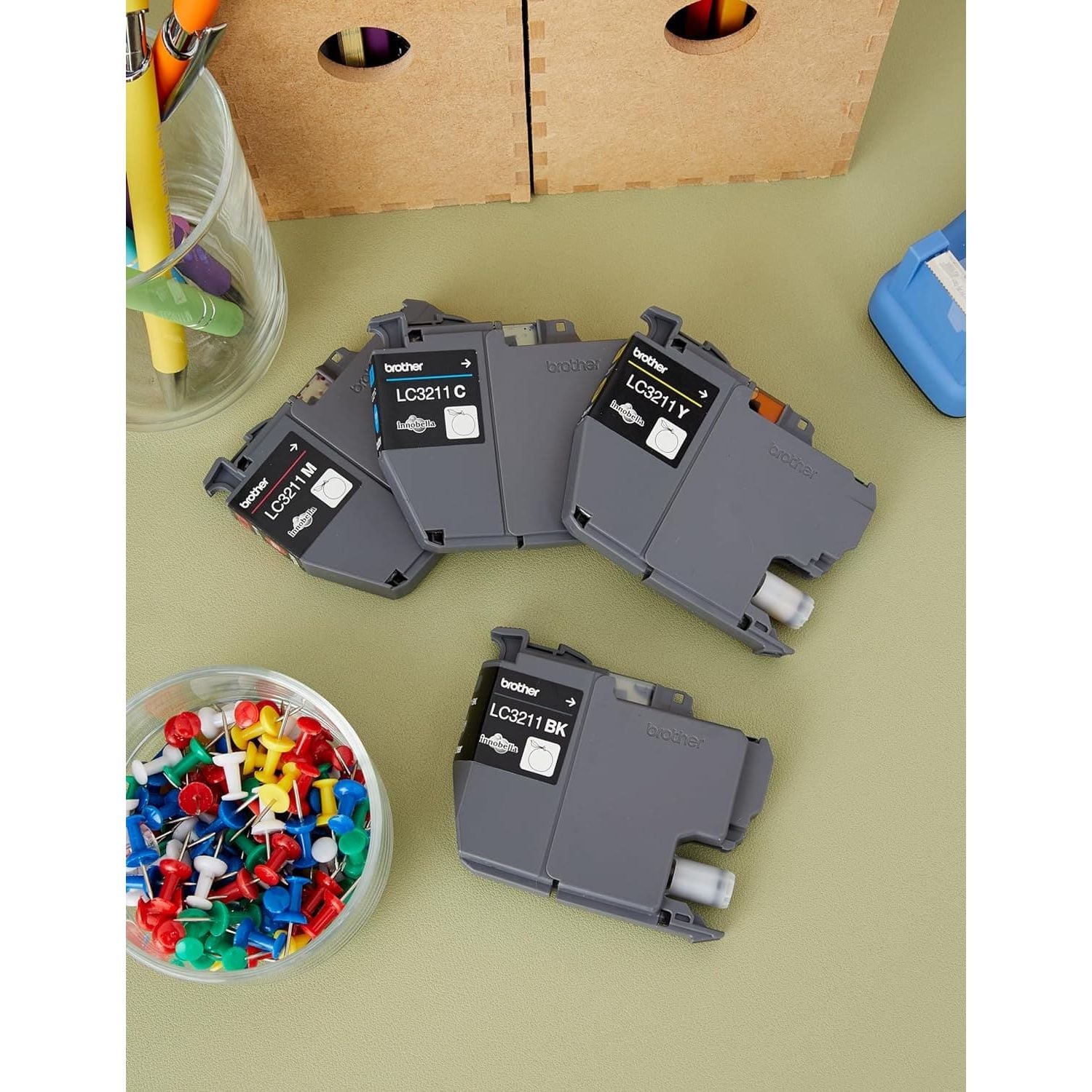 Buy BROTHER,Brother LC-3211C/LC-3211M/LC-3211Y/LC-3211BK Inkjet Cartridges, Multi Pack, Standard Yield, Cyan, Magenta, Yellow and Black, Brother Genuine Supplies - Gadcet UK | UK | London | Scotland | Wales| Near Me | Cheap | Pay In 3 | Ink Cartridges