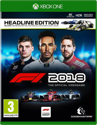 Buy Microsoft,F1 2018 Headline Edition (Xbox One) - Gadcet UK | UK | London | Scotland | Wales| Ireland | Near Me | Cheap | Pay In 3 | Video Game Software